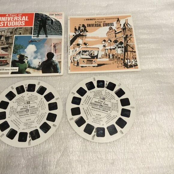 2 View Master 3-reel packets of Universal Studios 1969 & 1974 w/ booklets - Picture 11 of 15